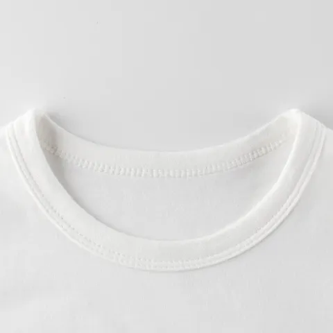 Áo Thun Cộc Tay Trắng Cho Bé - Vải Cotton Thấm Hút Mồ Hôi, Mát Mẻ, Thoải Mái, Hình In Sắc Nét, Thời Trang Trẻ Em