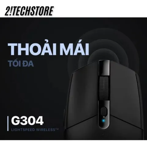 Chuột Không Dây Logitech G304 HERO - Chuột Gaming Cao Cấp 12.000 DPI, Kết Nối 1ms, Thiết Kế Nhẹ và Công Thái Học, Dành Cho Game Thủ