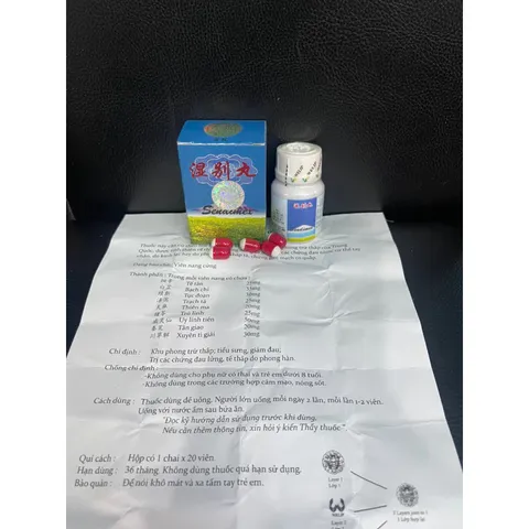 Thấp Biệt Hoàn Sendimex 20 Viên - Giảm Đau Khớp, Gút, Thoái Hóa Cột Sống - Điều Trị Đau Khớp Tự Nhiên Chất Lượng Malaysia