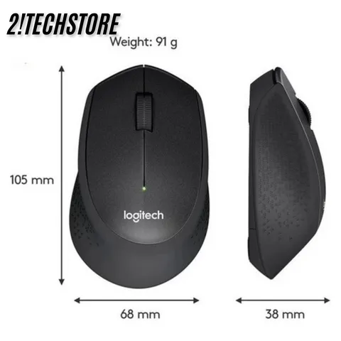 Chuột Không Dây Logitech M330 Silent Plus - Chuột Văn Phòng Giảm Tiếng Ồn - Thiết Kế Công Thái Học, Thời Gian Sử Dụng 24 Tháng