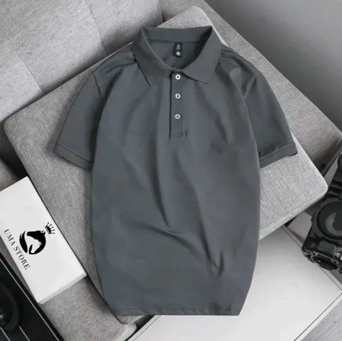 Áo Polo Trơn Cổ Bẻ Dáng Basic Chất Liệu Cá Sấu Dệt Kim CVC Cao Cấp, Co Dãn 4 Chiều - Thời Trang Nam Unisex Năng Động