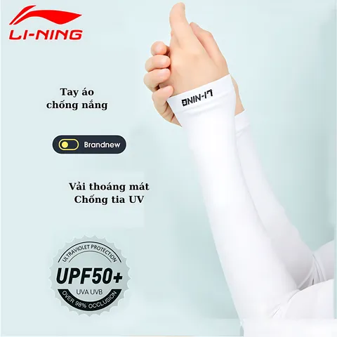 Găng Tay Chống Nắng Li-Ning Mỏng Mát UPF50+ Cho Nam Nữ - Phụ Kiện Thể Thao Đi Xe Đạp, Chạy Bộ Mùa Hè