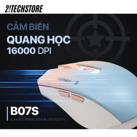 Chuột Không Dây Fuhlen B07S Mix Chính Hãng –  Kết Nối Mạnh Mẽ, BH 12T
