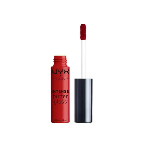 Son Kem NYX Intense Butter Gloss 05 Apple Crisp 8ml - Đỏ, Dưỡng ẩm, Màu sắc tươi tắn, Phong cách tự nhiên, Quà tặng làm đẹp lý tưởng