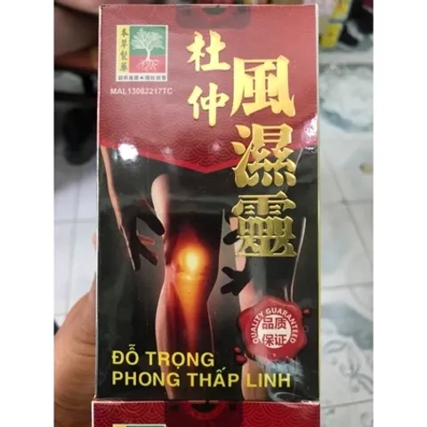 Đỗ Trọng Phong Thấp Linh 60 Viên - Giảm Đau Thần Kinh Tọa, Đau Lưng, Hỗ Trợ Khớp và Cơ Xương - Sản Phẩm Chính Hãng Malaysia