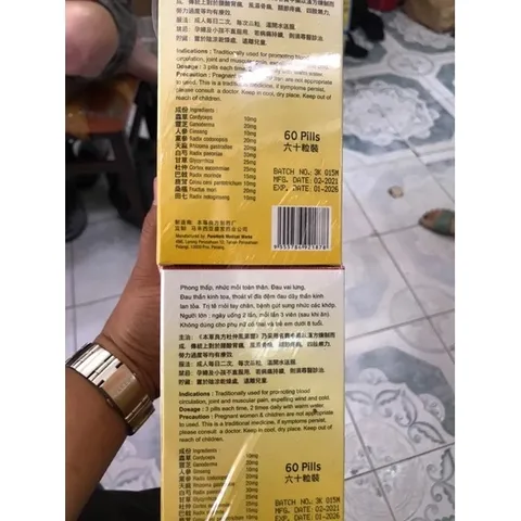 Đỗ Trọng Phong Thấp Linh 60 Viên - Giảm Đau Thần Kinh Tọa, Đau Lưng, Hỗ Trợ Khớp và Cơ Xương - Sản Phẩm Chính Hãng Malaysia