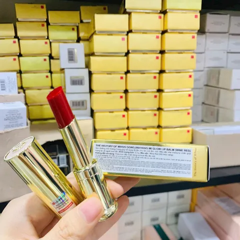 Son Dưỡng Môi Chống Nắng The History of Whoo Gongjinhyang Mi Glow Lip Balm SPF10 - Bảo Vệ và Dưỡng Ẩm Môi Tươi Tắn