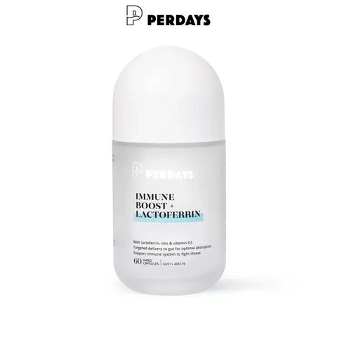 Viên Uống Tăng Cường Miễn Dịch PERDAYS Cho Mẹ Bầu - Hỗ Trợ Khỏe Mạnh & An Toàn, Lọ 60 Viên