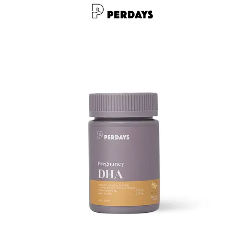 DHA Bầu Từ Tảo Biển PERDAYS - Sn2 DHA Hỗ Trợ Phát Triển Trí Não & Thị Giác Thai Nhi - Vitamin Cho Mẹ Bầu An Toàn và Hiệu Quả