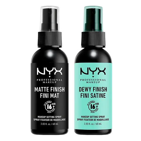 Xịt Khóa Trang Điểm NYX Professional Makeup 60 mL - Hiệu Ứng Căng Bóng Dewy & Lì Matte cho Lớp Trang Điểm Bền Màu