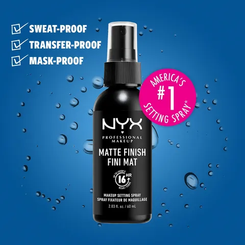 Xịt Khóa Trang Điểm NYX Professional Makeup 60 mL - Hiệu Ứng Căng Bóng Dewy & Lì Matte cho Lớp Trang Điểm Bền Màu