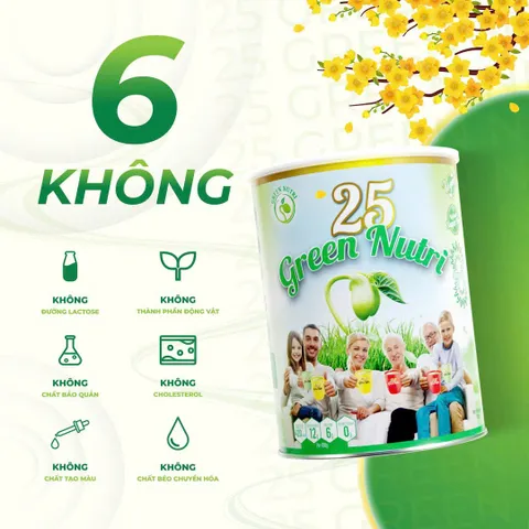 Combo 2 Lon 750Gr Sữa Hạt Ngũ Cốc Green Nutri Có Tảo Xoắn Spirulina - Thức Uống Tốt Cho Sức Khỏe, Thuần Chay, Không Đường Tinh Chế