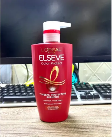 Dầu Gội Loreal Color Protect 410ml - Bảo Vệ Màu Tóc Nhuộm, Dưỡng Ẩm, Ngăn Phai Màu, Chống Tia UV, Chất Lượng Mỹ