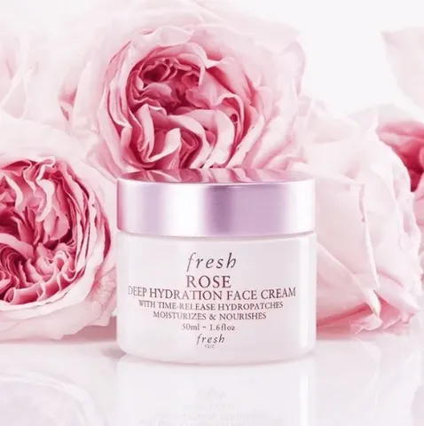 Kem Dưỡng Ẩm Fresh Rose Deep Hydration Face Cream 50ml - Dưỡng Ẩm Từ Nước Hoa Hồng Cho Da Khô Nhạy Cảm, Ngừa Nếp Nhăn, Đem Lại Sự Rạng Rỡ