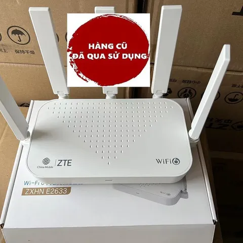 Bộ Phát Router Wifi6 ZTE E2633 AX3000 Mbps - Thiết Bị MESH WiFi 6 Đa Năng, Hỗ Trợ Roaming và Kết Nối Đa Thiết Bị