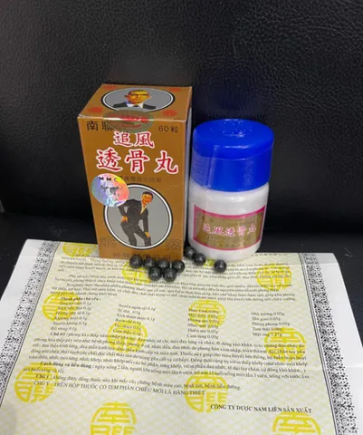 Viên uống Truy Phong Thấu Cốt - Hỗ trợ giảm đau nhức xương khớp, đau lưng và tê bì chân tay - Sản phẩm độc quyền Trung Quốc