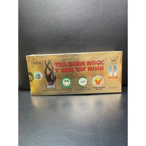 Trà Hoàn Ngọc 7 Nga Tây Ninh - Giải Nhiệt, Giải Độc Gan - Hộp 30 Túi Lọc Xanh/Vàng Tăng Cường Sức Khỏe, Miễn Dịch