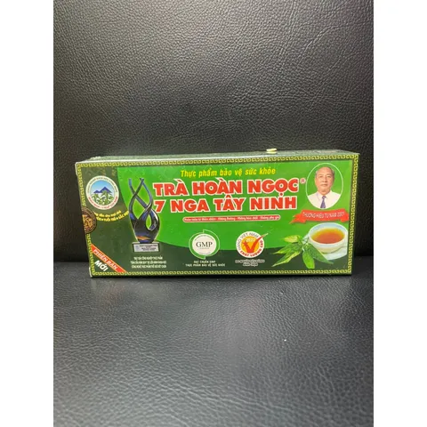 Trà Hoàn Ngọc 7 Nga Tây Ninh - Giải Nhiệt, Giải Độc Gan - Hộp 30 Túi Lọc Xanh/Vàng Tăng Cường Sức Khỏe, Miễn Dịch