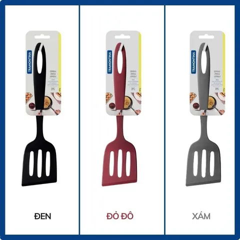 Xẻng Lật Thức Ăn Tramontina 30cm - Nhựa PA Chịu Nhiệt 180°C, Dụng Cụ Nấu Ăn Đa Năng, Sản Xuất Tại Brazil, Phong Cách Hiện Đại