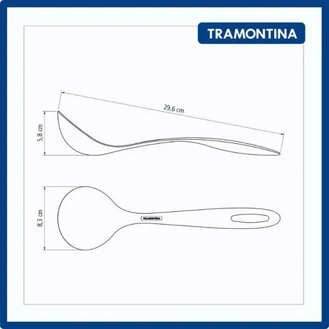 Muôi Múc Canh Tramontina 30cm Nhựa PA Chịu Nhiệt 180°C - Đồ Gia Dụng Bếp Cao Cấp Nhập Khẩu Brazil