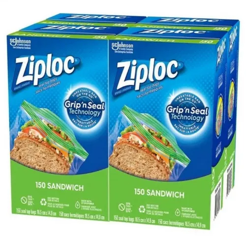 Túi Zip Đựng Thực Phẩm, Bánh Mì Sandwich Ziploc Hộp Nhỏ 145 Cái