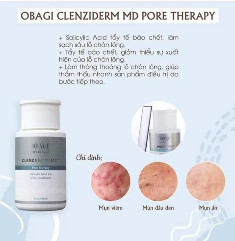 Nước Hoa Hồng Làm Sạch Sâu giảm Mụn Toner Bha Obagi 148ml