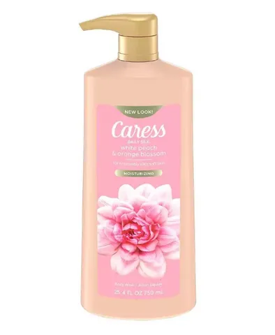 Set Sữa Tắm Caress Daily Silk 750ml - Dưỡng ẩm, Làm mềm mịn da, Hương thơm tự nhiên, Phù hợp mọi loại da
