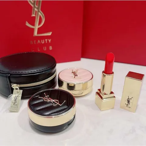 Set Phấn Nước YSL Yves Saint Laurent Beauty Club Mini Cushion 4 Món