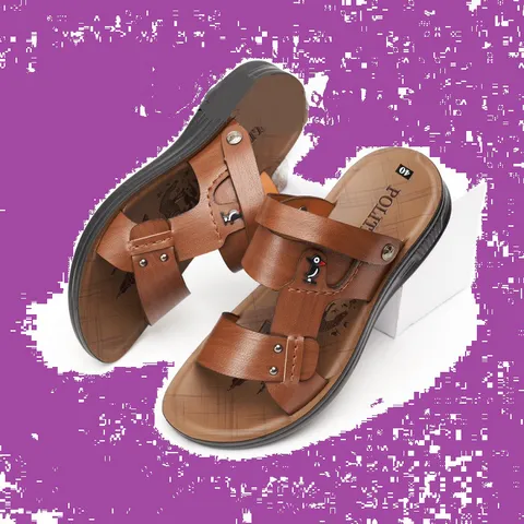 Dép Da Nam Cao Cấp VA005 - Sandal Đế Đúc Thời Trang, Lịch Sự, Dễ Phối - Giày Nam Chất Lượng Cao
