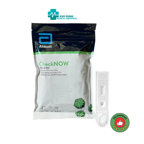 Combo 2 Bộ Test Phát Hiện Sớm HIV Checknow - Kiểm Tra Tình Trạng Sức Khỏe Tại Nhà - Thương Hiệu Chính Hãng Abbott