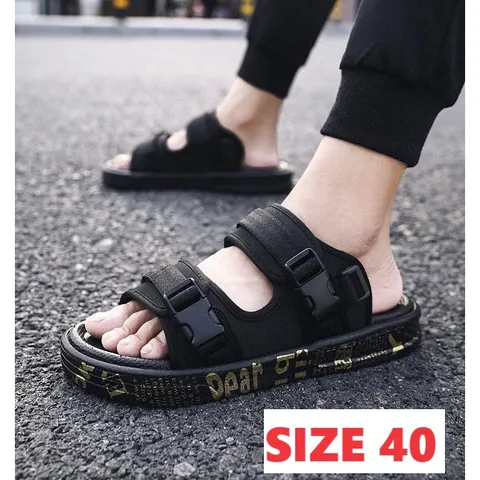 Dép Sandal Đế Chữ Nam Thời Trang, Phong Cách Mới Đi Học, Đi Chơi Dễ Phối Đồ, Size Đầy Đủ, Chất Lượng Cao