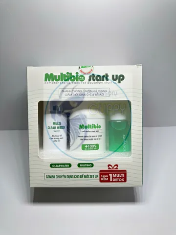 Combo Multibio START UP - Bộ sản phẩm xử lý nước cho bể cá mới, khởi tạo vi sinh và làm trong nước, an toàn cho cá cảnh.