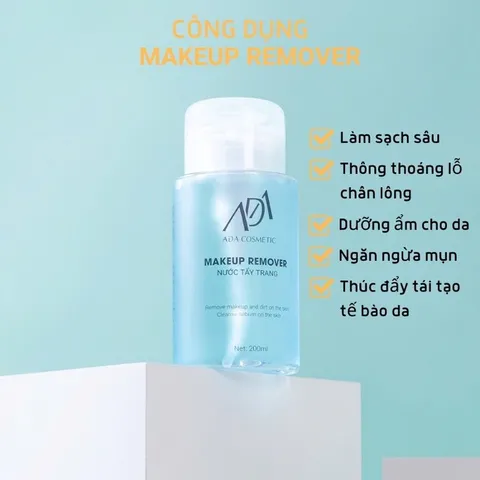 Nước tẩy trang ADA 200ml không cồn êm dịu với mọi làn da