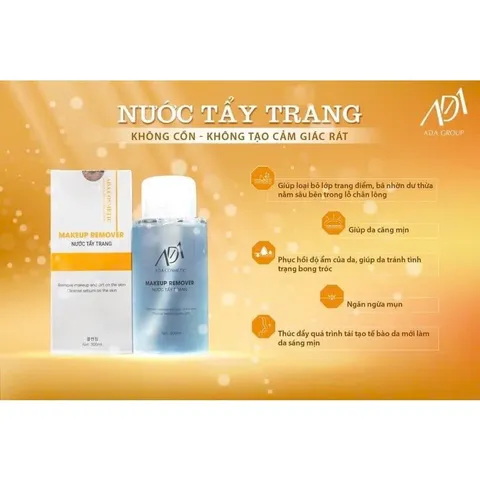Nước tẩy trang ADA 200ml không cồn êm dịu với mọi làn da