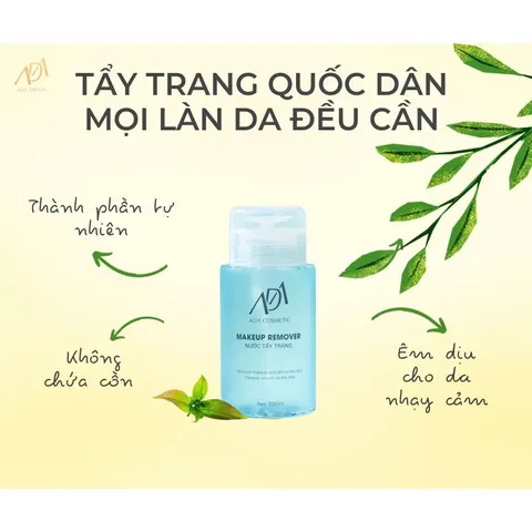 Nước tẩy trang ADA 200ml không cồn êm dịu với mọi làn da