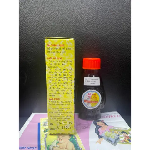 Siro Bổ Phế Trẻ Em Song Long 50ML - Giúp Giảm Ho, Rát Họng, Khản Tiếng, Lành Tính Cho Trẻ Từ 2 Đến 15 Tuổi