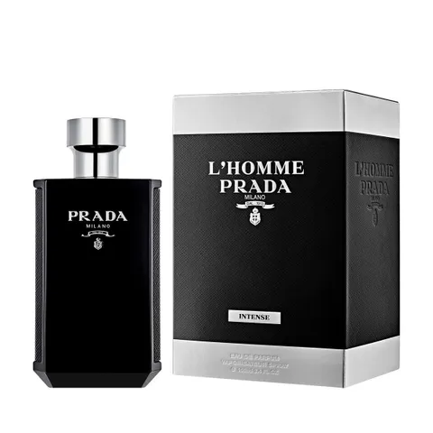 Nước Hoa Prada L'Homme Intense - Eau de Parfum Nam Tính, Thời Thượng với Hương Hoa Diên Vĩ, Đậu Tonka & Da Thuộc