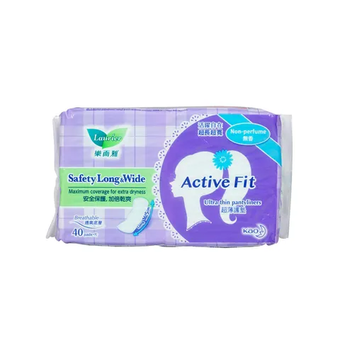 Băng Vệ Sinh Laurier Active Fit Hàng Ngày Siêu Thấm Không Hương - Bông Mềm Mại, Khô Thoáng & Sạch Sẽ Cho Ngày Đèn Đỏ