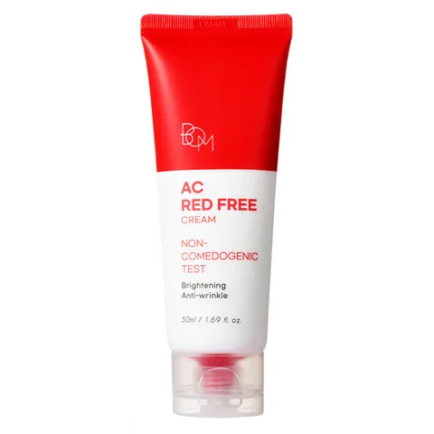Kem Dưỡng B.O.M AC Red Free Cream 50ml - Giải Pháp Sáng Da Ngừa Mụn, Làm Dịu Và Kháng Khuẩn Cho Da Dầu Nhờn, Hàn Quốc