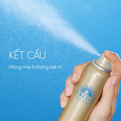 Xịt Chống Nắng Anessa Perfect UV SPF50+ PA++++ 60g - Dưỡng Da Đa Năng, Khả Năng Chống Nước Tối Ưu Cho Mặt và Toàn Thân