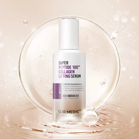 Tinh chất Sur.Medic+ Super Peptide 100™ Collagen Lifting Serum hỗ trợ phục hồi da
