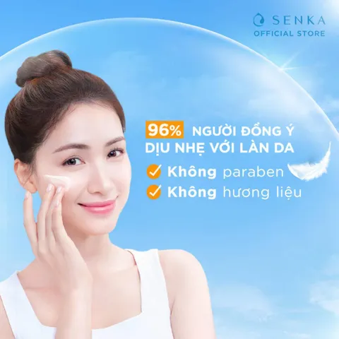 Gel Sữa Chống Nắng Senka Perfect UV Gel SPF50+ PA++++ 80g - Dưỡng ẩm, Bảo vệ da khô khỏi tia UV, không nhờn rít