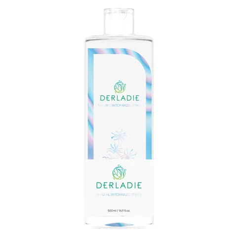 Nước Hoa Hồng Derladie Natural Witch Hazel Toner 500ml - Giảm Mụn, Chống Viêm, Cấp Ẩm Cho Da Nhạy Cảm Hàn Quốc