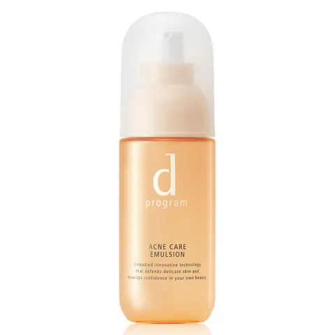 Sữa Dưỡng Da Mụn d program Acne Care Emulsion 100ml - Công Nghệ Microbiome Giảm Mụn và Thâm, Chăm Sóc Da Nhạy Cảm Từ Nhật Bản