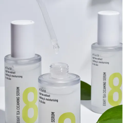Serum B.O.M Eight Tea Cicaming 38ml - Tinh Chất Dưỡng Da Từ 8 Loại Trà, Phục Hồi, Kháng Khuẩn, Ngừa Mụn, Dưỡng Ẩm Chuyên Sâu