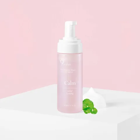 Sữa Rửa Mặt Tạo Bọt 9Wishes pH Calm Ampule 150ml - Làm Dịu Da Nhạy Cảm, Chiết Xuất Rau Má Kháng Viêm, Giảm Mụn