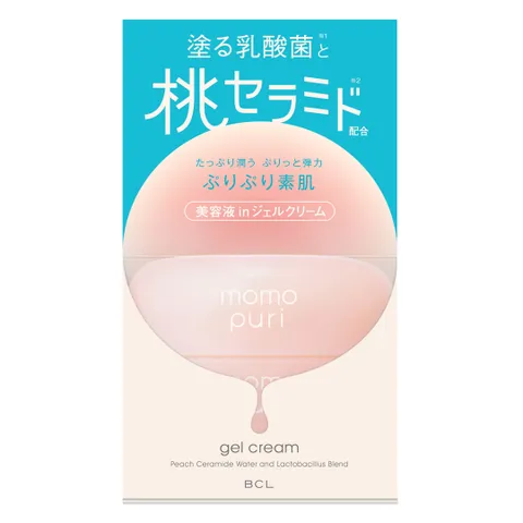 Kem Dưỡng Ẩm Momopuri Gel Hương Đào 80g - Dưỡng Da Nhẹ Mượt, Cấp Ẩm Sâu, Phù Hợp Cho Da Dầu Thiếu Ẩm, Xuất Xứ Nhật Bản