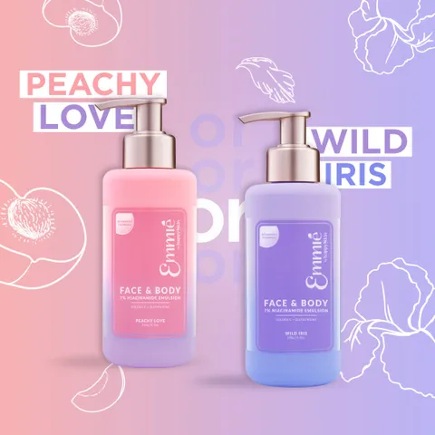 Kem Dưỡng Sáng Da Face & Body 7% Niacinamide Emulsion - Hương Peachy Love 230g - Cấp Ẩm Sâu, Cải Thiện Đốm Nâu, Phù Hợp Mọi Loại Da