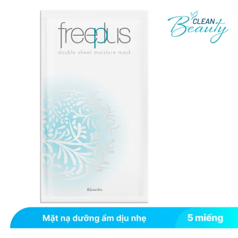 Mặt Nạ Freeplus Double Sheet Mask 25mlx5 - Dưỡng Ẩm Dịu Nhẹ Chuyên Dành Cho Da Nhạy Cảm, Với Thành Phần Từ Thảo Mộc Nhật Bản