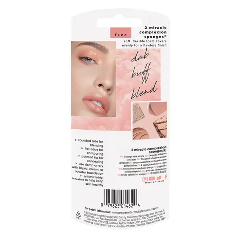 Mút Trang Điểm Real Techniques Miracle Complexion Sponge - Dụng Cụ Làm Đẹp Hình Quả Trứng Cho Lớp Nền Hoàn Hảo